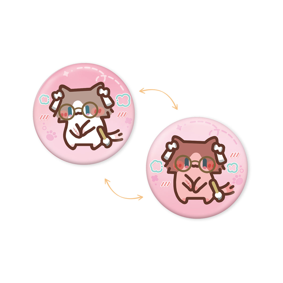 【予約受付中】『鳴潮』×『YUE XIN MEOW』共鳴の日常テーマ レンチキュラーバッジ