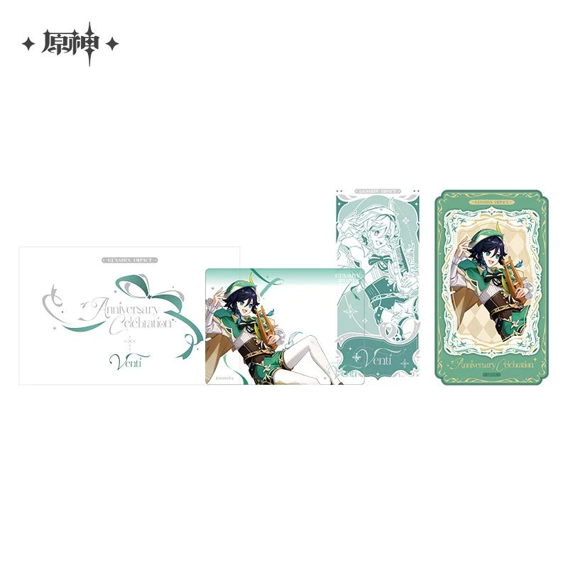 【予約受付中】原神 周年記念シリーズ 記念チケット&カードセット 6周年Ver. ウェンティ