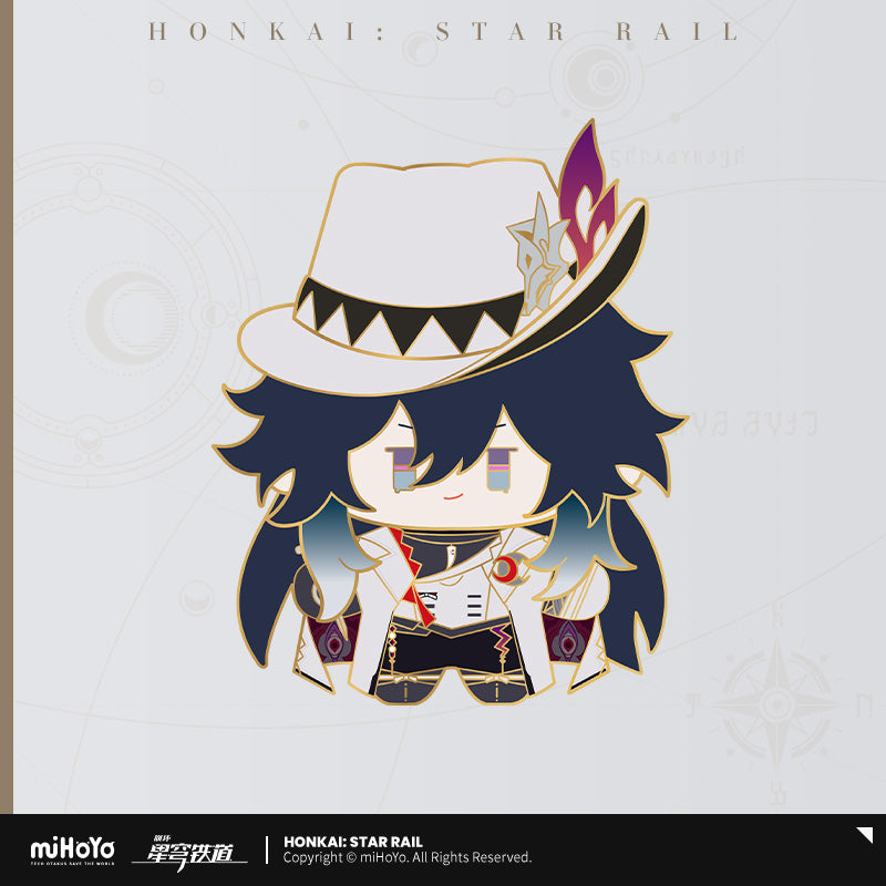 【予約受付中】崩壊:スターレイル ちびキャラぬいぐるみシリーズ 金属バッジ 不死途