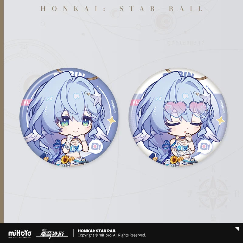 【予約受付中】崩壊:スターレイル ミスターフク郎の応接室シリーズ 缶バッジセット ロビン・夏空の歌