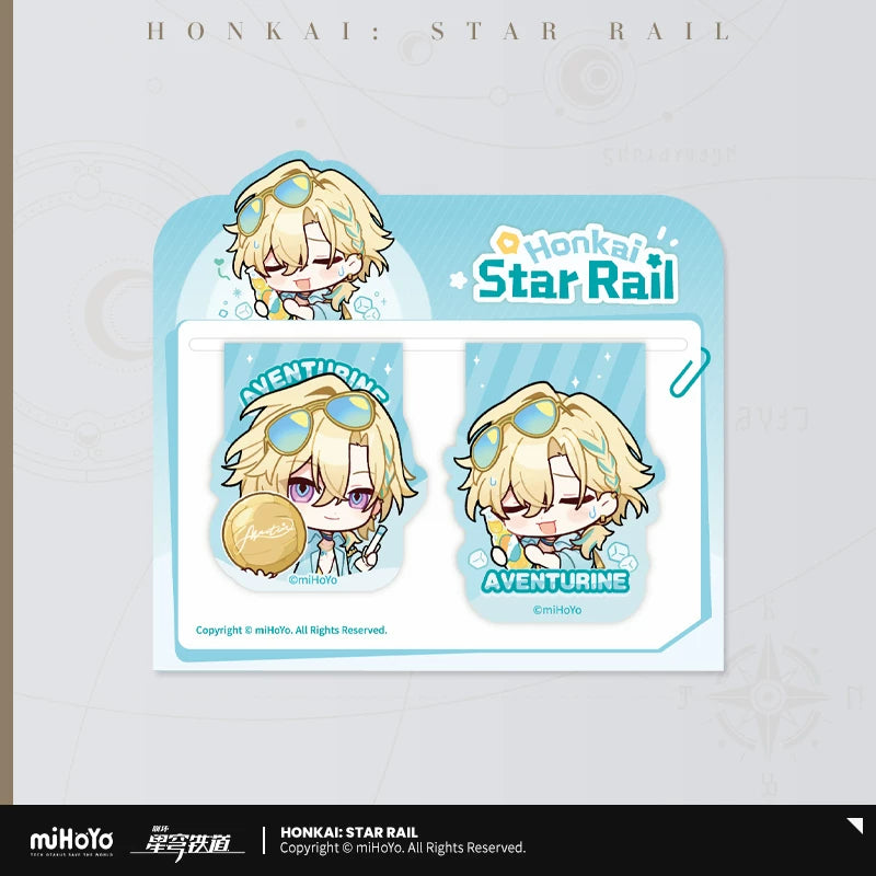 【予約受付中】崩壊:スターレイル パムの展覧室シリーズ ブックマークセット アベンチュリン・波と戯れる夏
