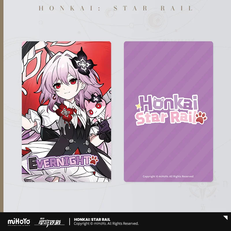 【予約受付中】崩壊:スターレイル ちびネコシリーズ コレクションカード 長夜月