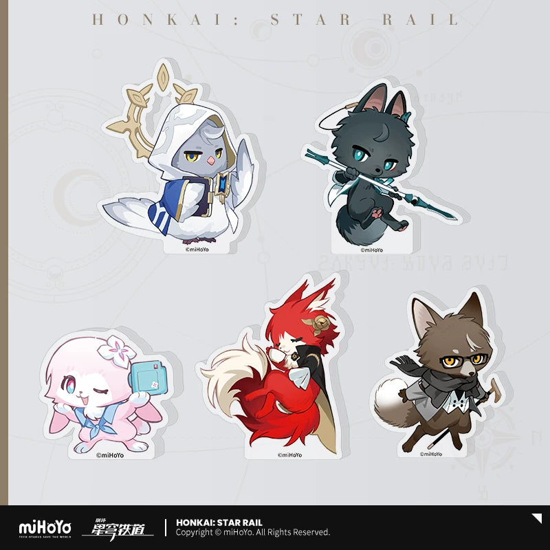 【予約受付中】崩壊：スターレイル　青天航路もふもふ号シリーズ　ミニアクリルスタンド