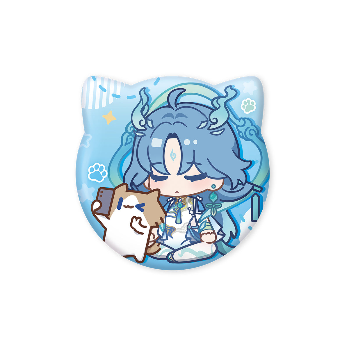 【予約受付中】『鳴潮』×『YUE XIN MEOW』共鳴の日常テーマ ブリキ缶バッジ