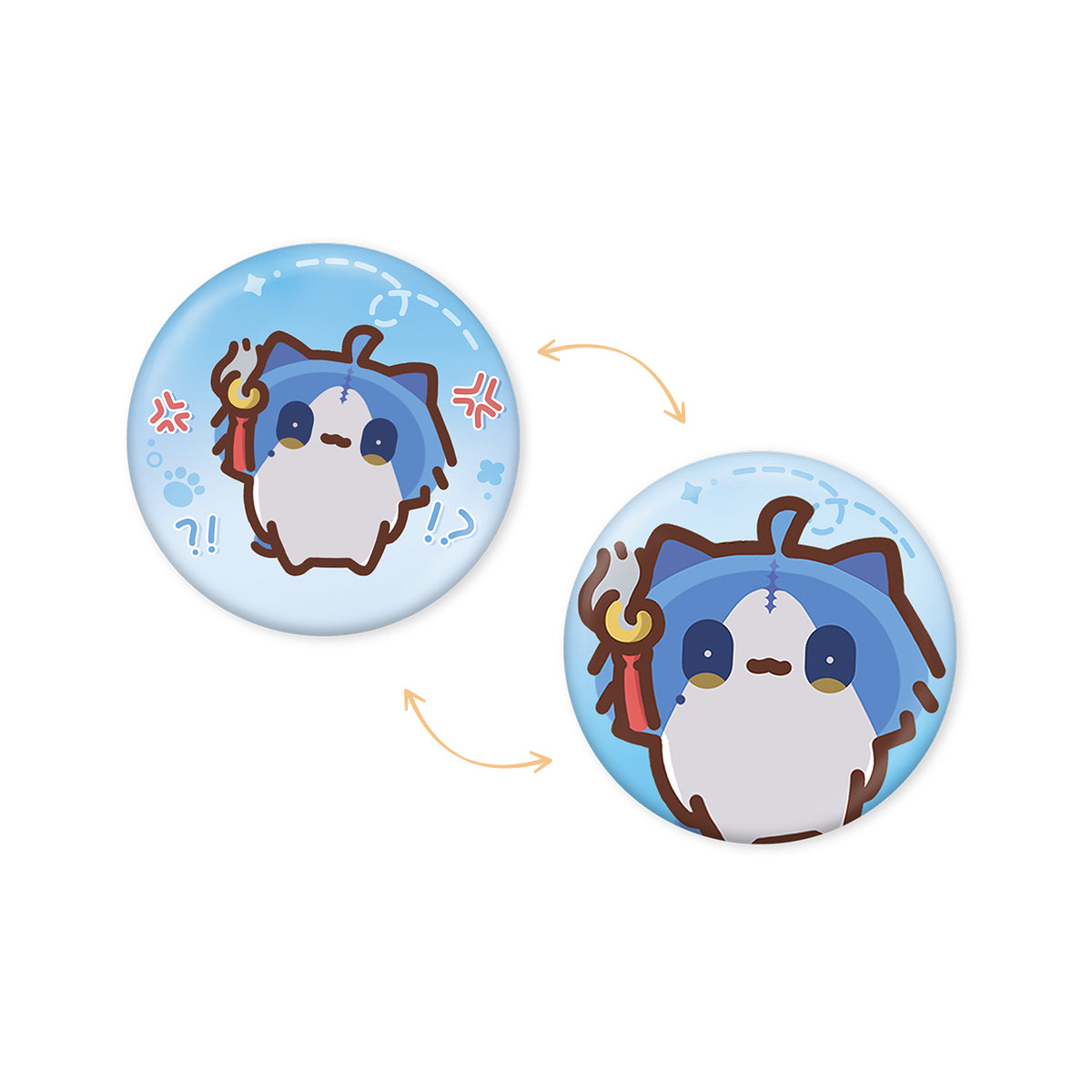 【予約受付中】『鳴潮』×『YUE XIN MEOW』共鳴の日常テーマ レンチキュラーバッジ