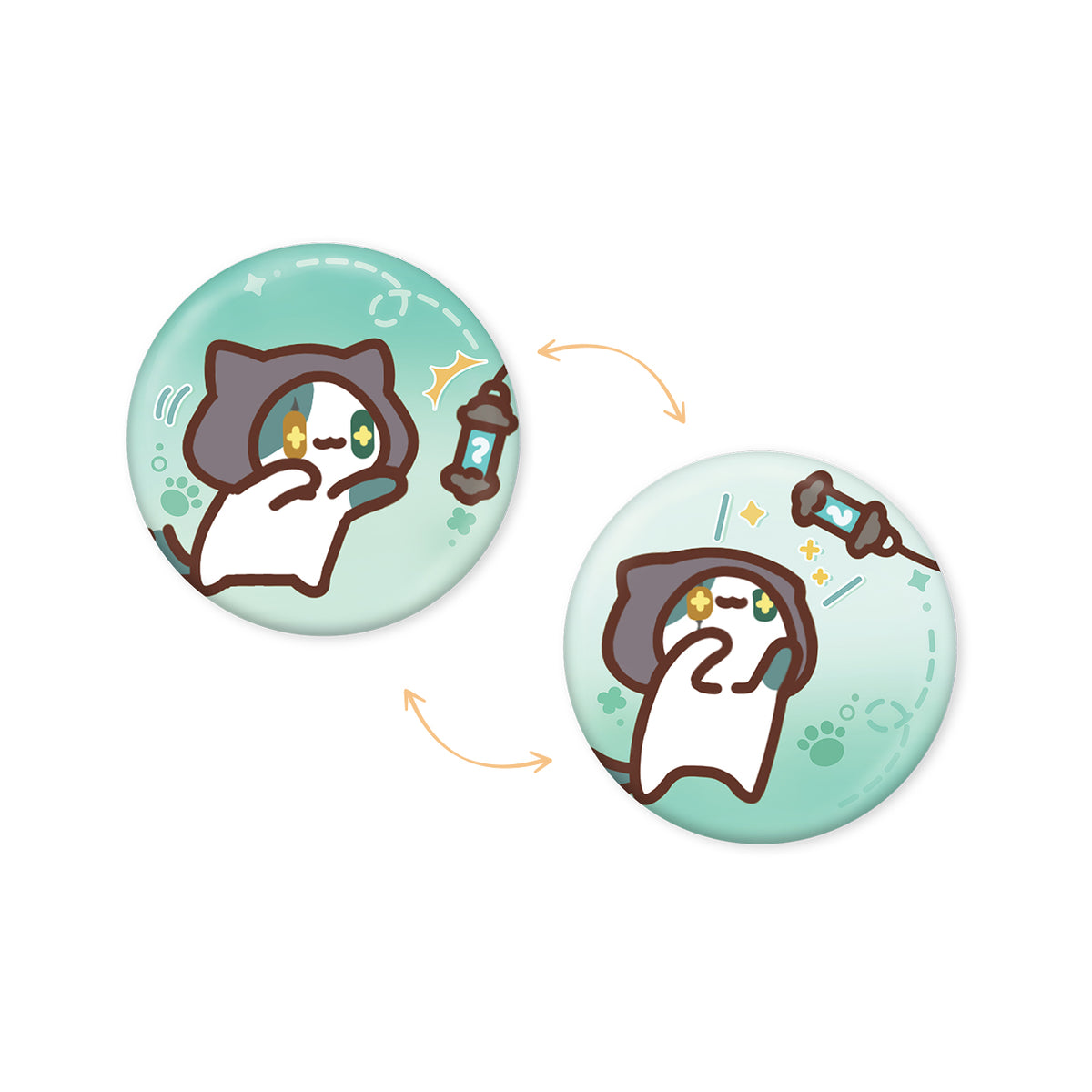 【予約受付中】『鳴潮』×『YUE XIN MEOW』共鳴の日常テーマ レンチキュラーバッジ