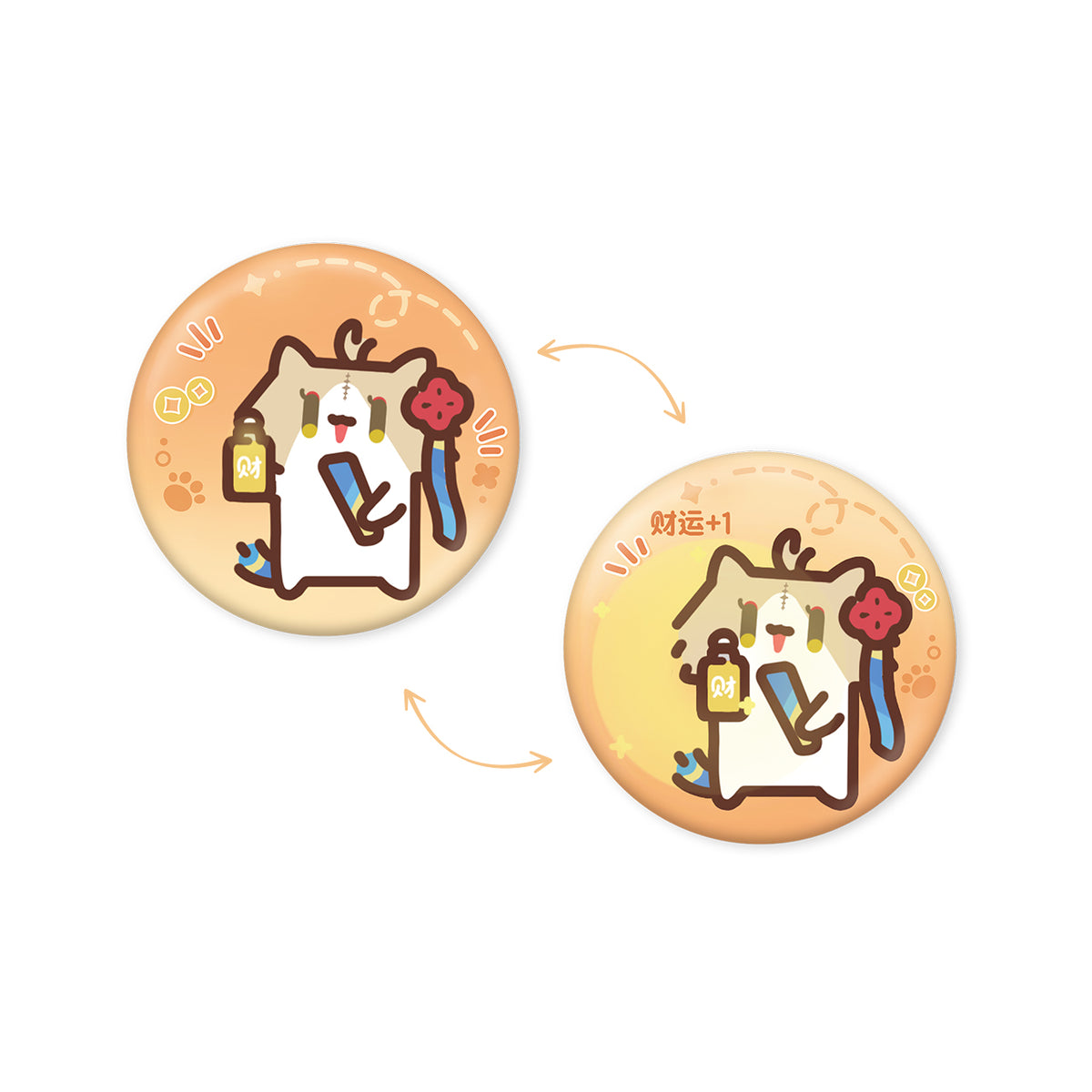 【予約受付中】『鳴潮』×『YUE XIN MEOW』共鳴の日常テーマ レンチキュラーバッジ