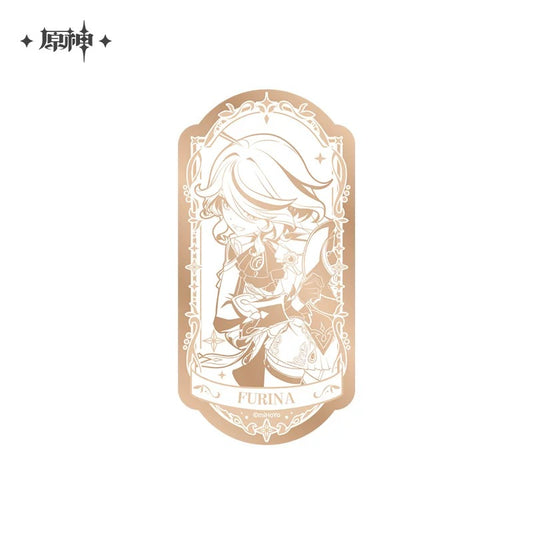 【予約受付中】原神　周年記念シリーズ　メタリック缶バッジ　6周年Ver.　フリーナ