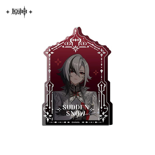 【予約受付中】原神　「吹雪」シリーズ　アクリルブロック　アルレッキーノ
