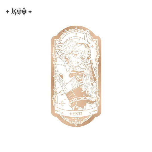 【予約受付中】原神　周年記念シリーズ　メタリック缶バッジ　6周年Ver.　ウェンティ