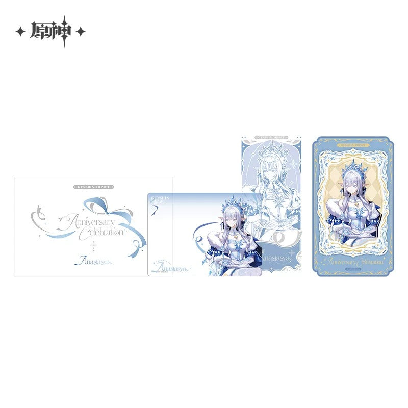 【予約受付中】原神　周年記念シリーズ　記念チケット＆カードセット　6周年Ver.　アナスターシャ