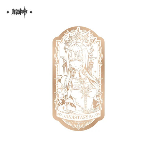 【予約受付中】原神　周年記念シリーズ　メタリック缶バッジ　6周年Ver.　アナスターシャ
