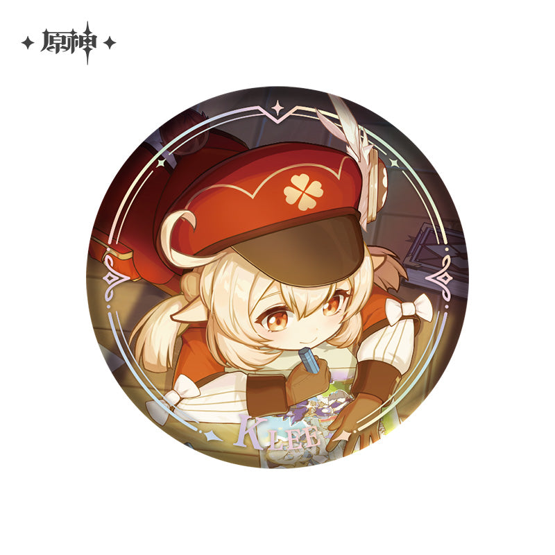原神　キャラPVシリーズ　缶バッジ　クレー