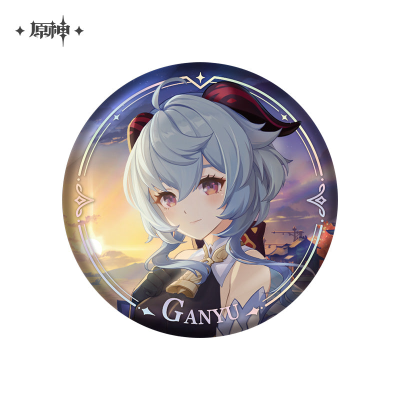 原神　キャラPVシリーズ　缶バッジ　甘雨
