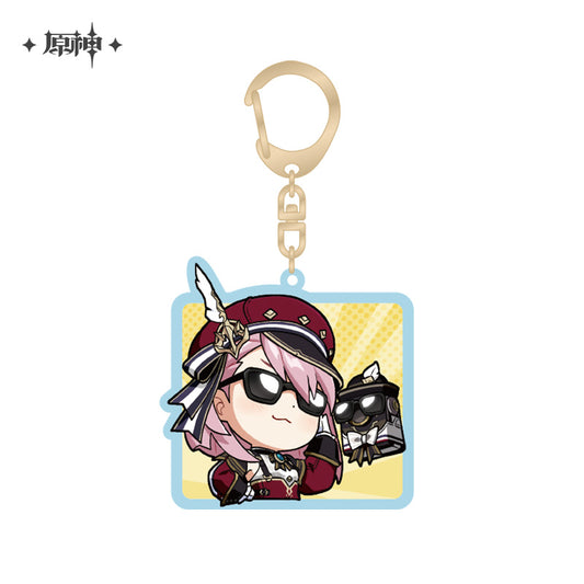 原神　デフォルメスタンプシリーズ　キャラアクリルストラップ　フォンテーヌ廷　シャルロット