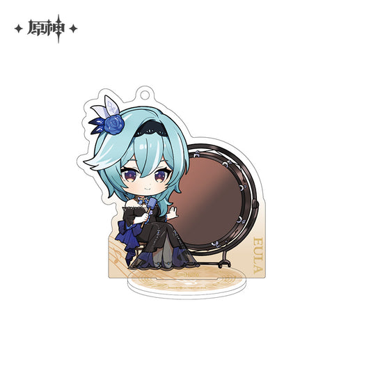 原神　塵世華章シリーズ　デフォルメキャラぷちスタンドキーホルダー　エウルア