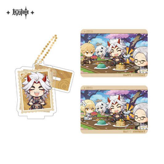 原神　留影叙佳期シリーズ　アクリルスタンド＆コレクションカードセット　荒瀧一斗