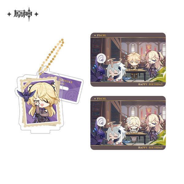 原神　留影叙佳期シリーズ　アクリルスタンド＆コレクションカード　フィッシュル