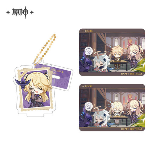 原神　留影叙佳期シリーズ　アクリルスタンド＆コレクションカード　フィッシュル