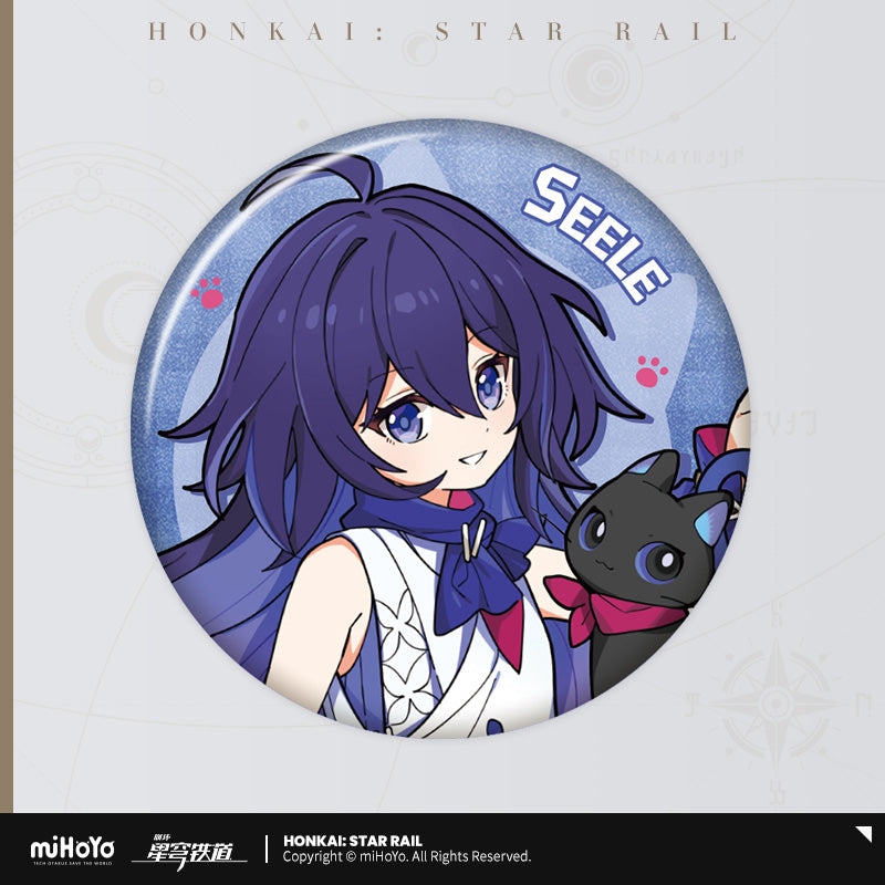 崩壊：スターレイル　ちびネコシリーズ　缶バッジ　ゼーレ