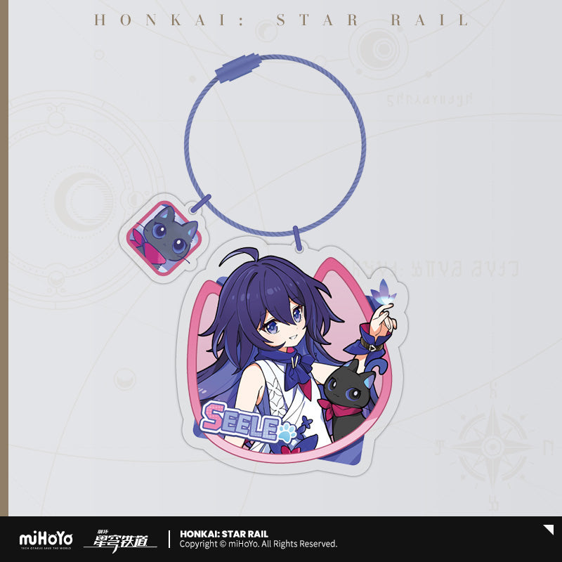 崩壊：スターレイル　ちびネコシリーズ　アクリルキーホルダー　ゼーレ