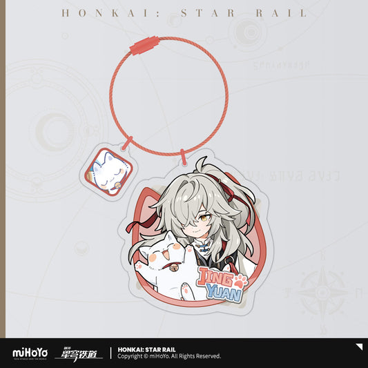 崩壊：スターレイル　ちびネコシリーズ　アクリルキーホルダー　景元