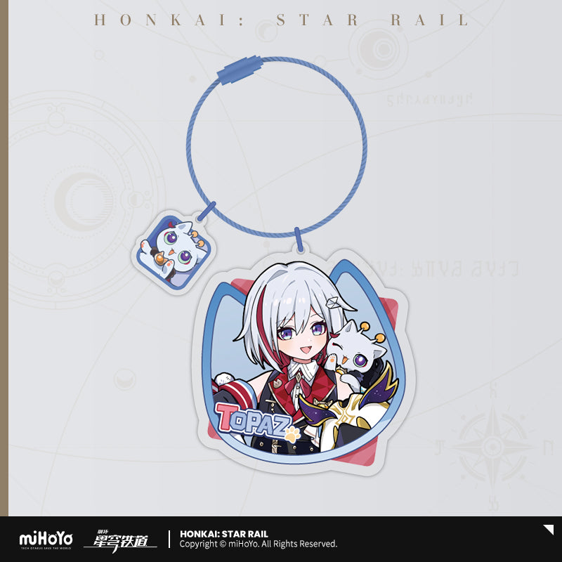 崩壊：スターレイル　ちびネコシリーズ　アクリルキーホルダートパーズ