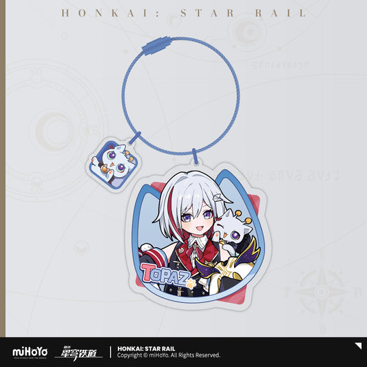 崩壊：スターレイル　ちびネコシリーズ　アクリルキーホルダートパーズ