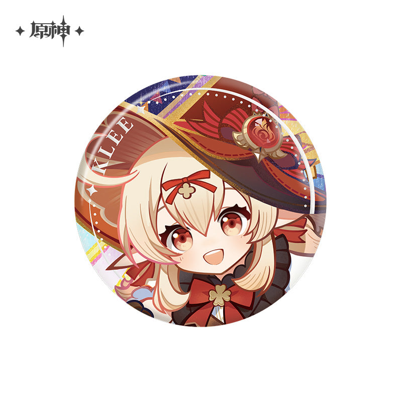 原神　バージョンシリーズ　缶バッジ　クレー