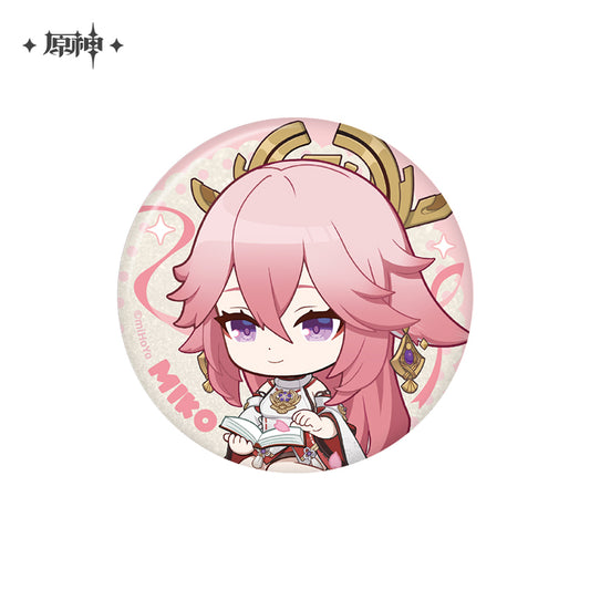 原神　星々の道で思い出を拾ってシリーズ　缶バッジ　八重神子