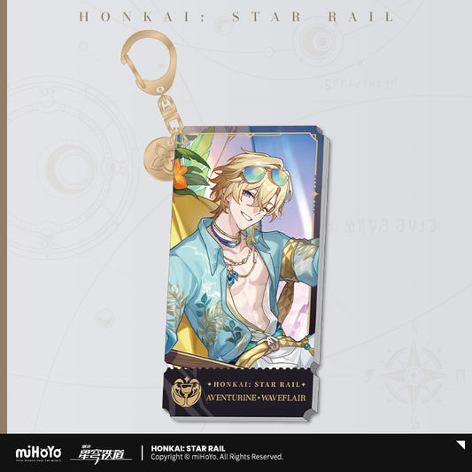 【予約受付中】崩壊：スターレイル　立ち絵シリーズ　アクリルキーホルダー　アベンチュリン・波と戯れる夏