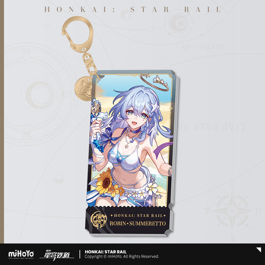 【予約受付中】崩壊：スターレイル　立ち絵シリーズ　アクリルキーホルダー　ロビン・夏空の歌
