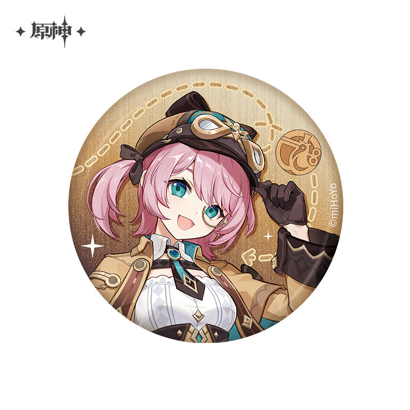 【予約受付中】原神　テイワットスタイルシリーズ　缶バッジ　シャルロット