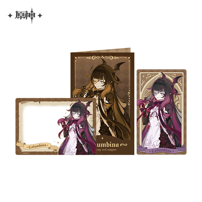 【予約受付中】原神　テーブルトークシアターシリーズ　コレクションカードセット　コロンビーナ