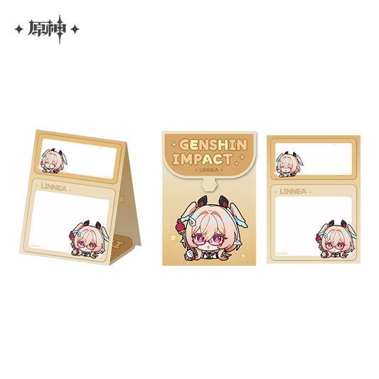 【予約受付中】原神　デフォルメスタンプシリーズ　スタンドメモ帳　リンネア