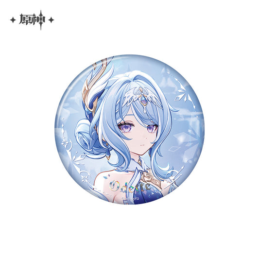 【予約受付中】原神　神に愛されぬ雪国シリーズ　缶バッジ　オデット