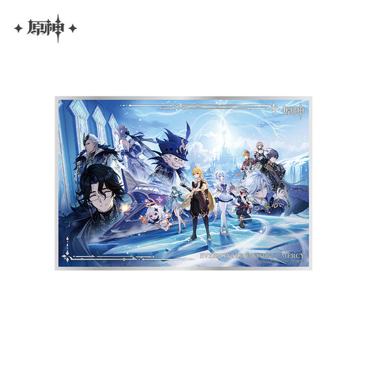 【予約受付中】原神　神に愛されぬ雪国シリーズ　アクリル色紙