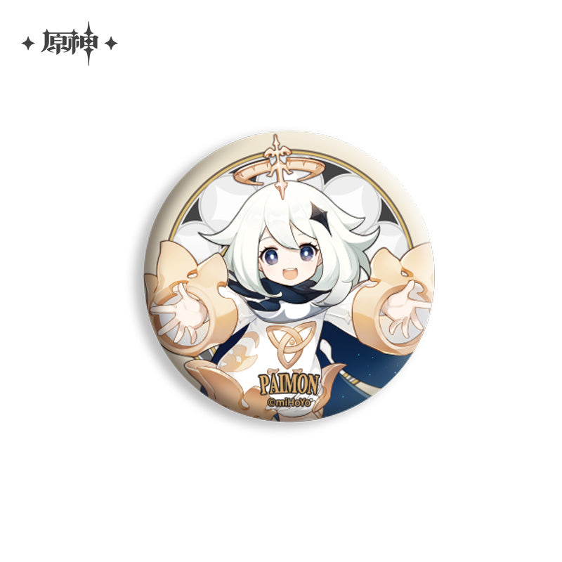 原神　旅人シリーズ　キャラ缶バッジ　パイモン