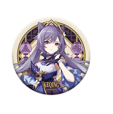 原神　璃月港シリーズ　キャラ缶バッジ　刻晴