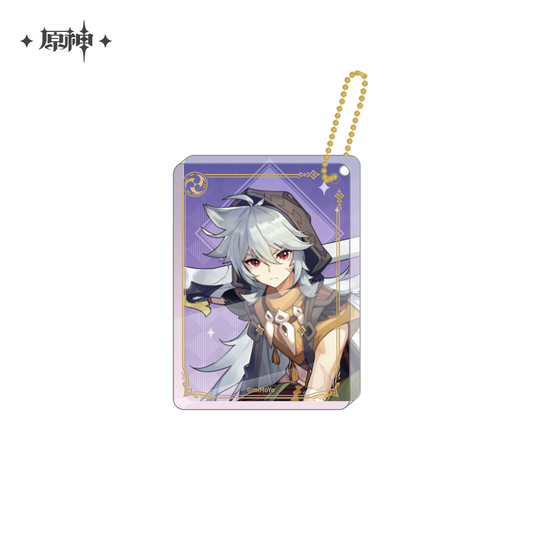 原神　キャラアクリルストラップ　レザー