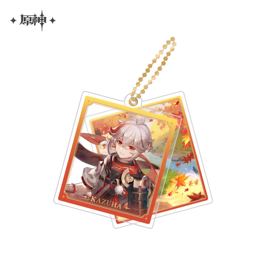 原神　壁紙キャラダブルアクリルストラップ　楓原万葉
