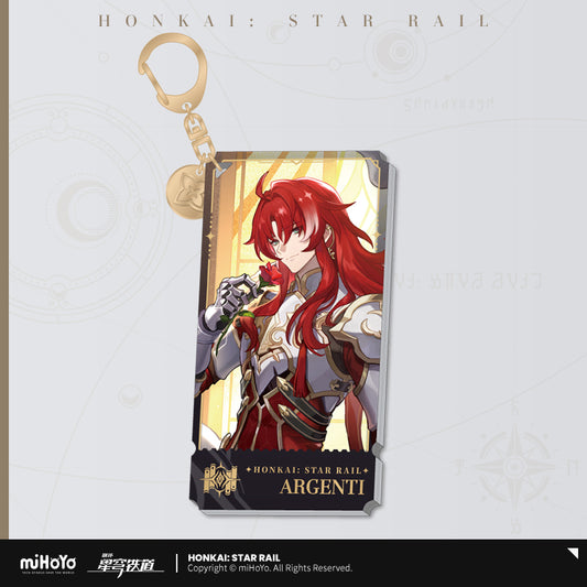 崩壊：スターレイル　立絵シリーズ　アクリルストラップ　知恵運命　アルジェンティ