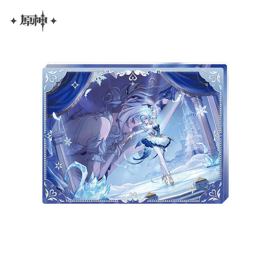 【予約受付中】原神　神に愛されぬ雪国シリーズ　アクリルブロック　オデット