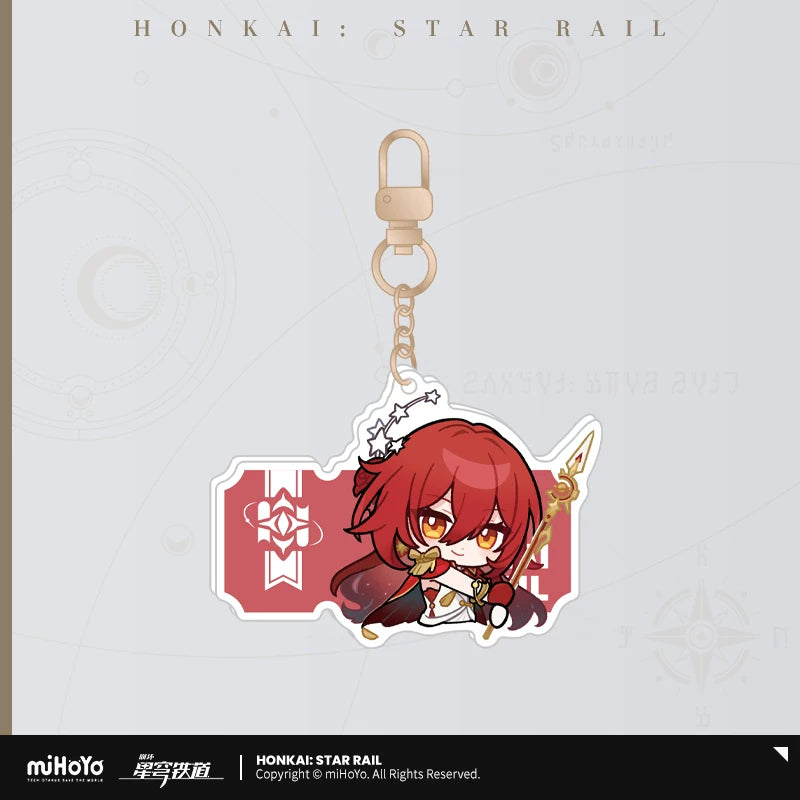 【予約受付中】崩壊：スターレイル　パムの展覧室シリーズ　アクリルストラップ　姫子・旅立ち