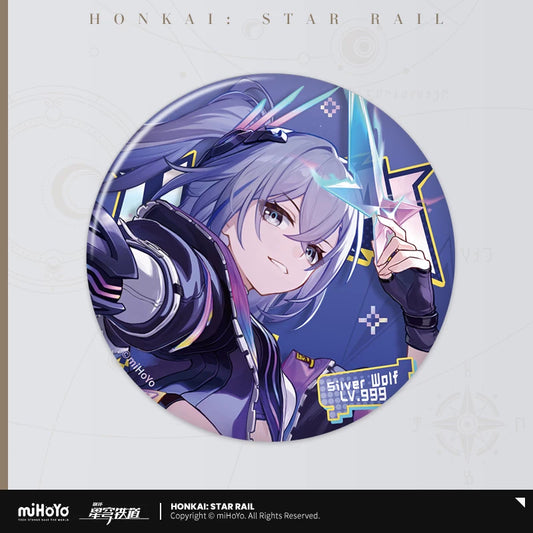 【予約受付中】崩壊：スターレイル　星間旅行シリーズ　キャラクター缶バッジ　第二弾　銀狼LV.999