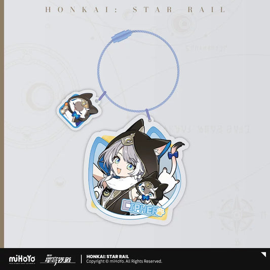 【予約受付中】崩壊：スターレイル　ちびネコシリーズ　アクリルキーホルダー　サフェル