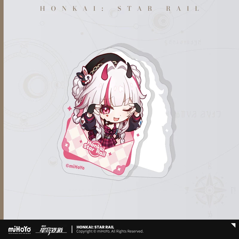 【予約受付中】崩壊：スターレイル　ナナシビトの勲章シリーズ　アクリルクリップ　火花