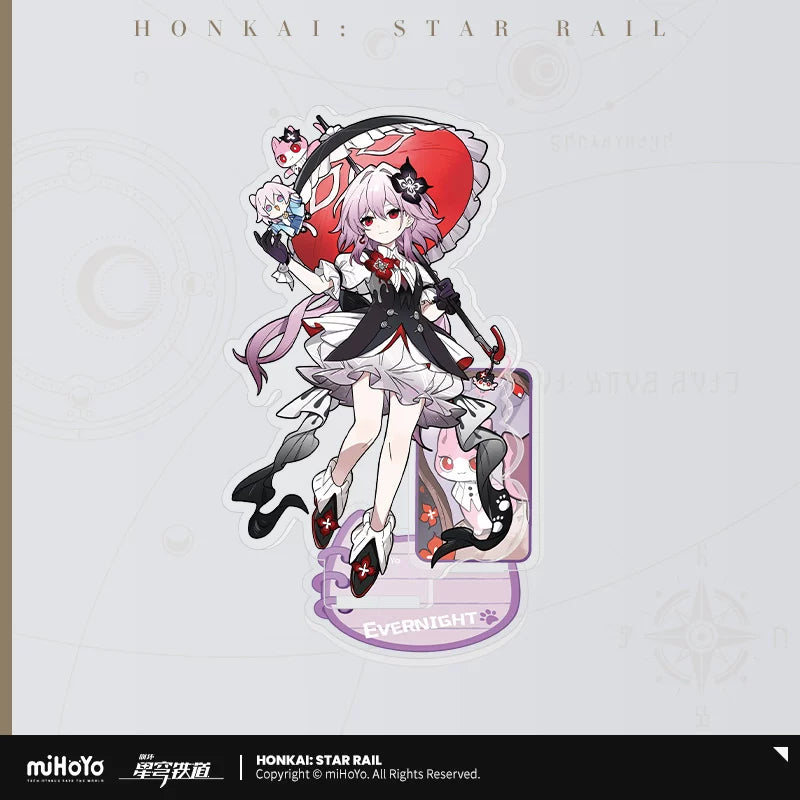 【予約受付中】崩壊：スターレイル　ちびネコシリーズ　アクリルスタンド　長夜月