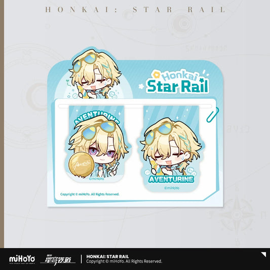 【予約受付中】崩壊：スターレイル　パムの展覧室シリーズ　ブックマークセット　アベンチュリン・波と戯れる夏