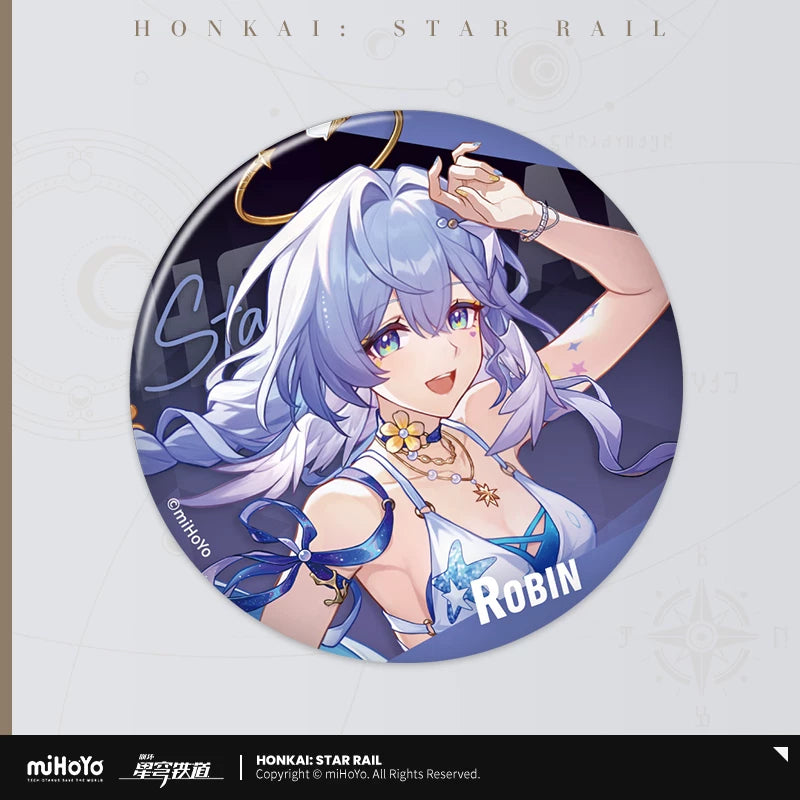 【予約受付中】崩壊：スターレイル　星間旅行シリーズ　キャラクター缶バッジ　第二弾　ロビン・夏空の歌